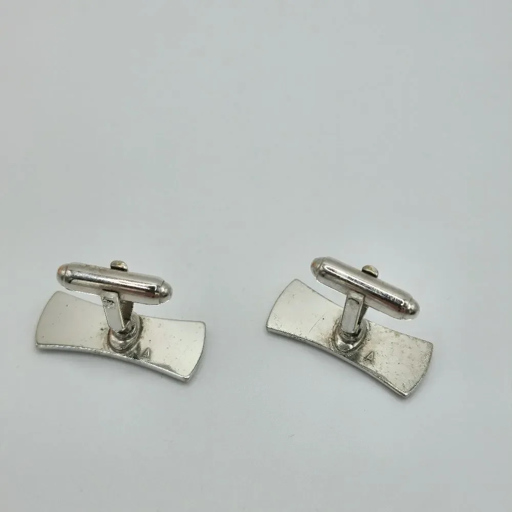 Men's Vintage silver cuff links
